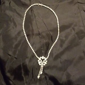 1950s antique rhinestone necklace